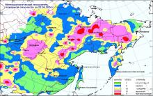 Пожарная обстановка в ДФО по спутниковым данным за 23-24 июня 2024 г.